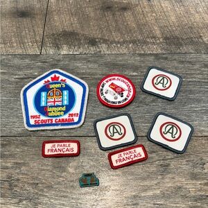 Scouts Canada badge bundle and beavers pin